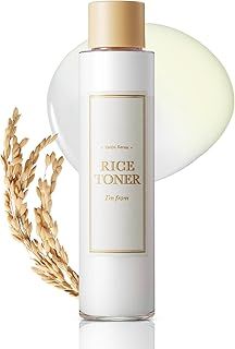 I'm from Rice Toner, 77.78% Rice Extract from Korea, Glow Essence with Niacinamide, Hydrating for Dry Skin, Vegan, Alcohol Free, Fragrance Free, Peta Approved, 5.07 Fl Oz, Valentine