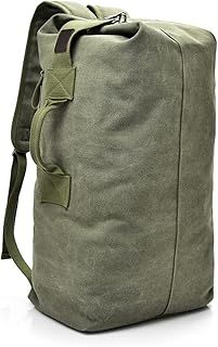 Large Capacity Travel Climbing Bag Tactical Military Duffel Bag Top Load Double Strap Canvas Backpack