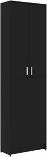vidaXL Corridor cabinet 55x25x189 cm wood smoked oak, wardrobe, bedroom storage, wardrobe, wardrobe, bedroom cupboard, linen closet