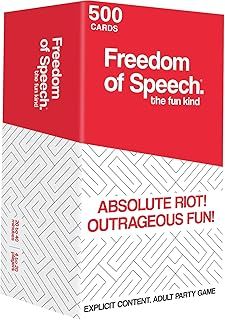 Card Board Games For Adults - Party Games Freedom of Speech - Guess The Word - Fast-Paced - Extremely Easy to Play - Activity for Hen Party Night
