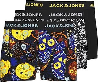 JACK & JONES Men's Trunks 3 Boxer Multipack