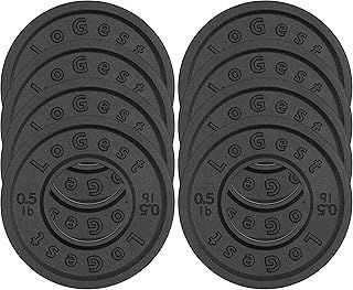 Fractional Olympic Plates Set of 8-0.50LB Plates Fractional Weight Plates Designed for Olympic Barbells for Strength Training and Micro Plates Olympic Weight Plates