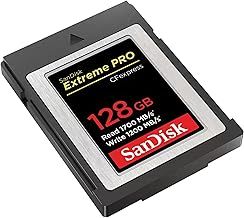 SanDisk Extreme PRO Cfexpress Card Type B, 128GB, Up To 1700MB/S, for RAW 4K Video