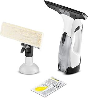 Kärcher Window Vac WV 5 Plus, Battery Running Time: 35 min, Removable Battery, LED Display for Battery Status, Suction Nozzle: 280 mm, Spray Bottle with Microfibre Cloth, Window Cleaner Concentrate