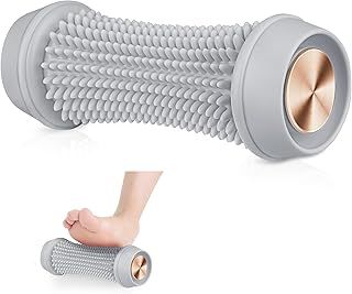 Foot Massager Roller for Plantar Fasciitis, Deep Tissue Foot Massager with Extended Soft Rubber Trigger Point for Plantar Fasciitis Recovery and Tight Muscles Relax