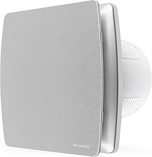 BREEZE Bathroom Extractor Fan 100mm with Over-run And Backdraft Shutter, 4 inch Bathroom Fan with Humidity Sensor, Energy Efficient, Quiet, Plastic 12 W, 95m³/h, 32db, Ipx4,