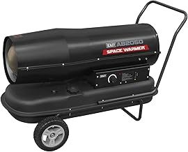 Space Warmer Paraffin/Kerosene/Diesel Heater 205,000Btu/hr with Wheels