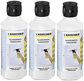 Karcher Window Vac Glass Cleaning Surface Shine Concentrate Solution (Pack of 3), 1