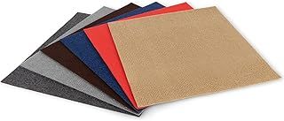 Carpet Tiles 'Scene' Self-Adhesive 40 x 40 cm (50 Tiles - 8 m²) Non-Slip Back, Anti-Static Budget Carpet Tiles, Flooring for Office, Commercial and Home (Brown)