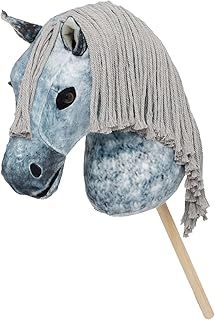 LeMieux Hobby Horse Sam - Dapple Grey Show Jumper - Realistic Head - Perfect for Kids