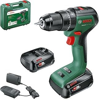 Bosch Cordless Combi Drill UniversalImpact 18V-60 (2 Batteries 2.0 Ah, 18 Volt System, in Carrying case)