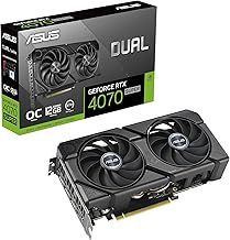 ASUS GeForce RTX 4070 Super 12G DUAL EVO OC Gaming Graphics Card - 2550MHz Boost Clock, GDDR6X, PCIe Gen 4, DLSS 3, HDMI 2.1a, 3 x DisplayPort 1.4a (Supports 4K & 8K HDR)