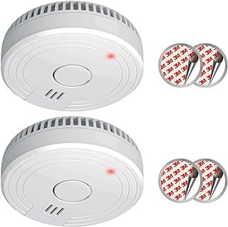 ELRO FS1805 | 2-Piece Smoke Alarm Set | Magnetic Mounting Kit | 5-Year Battery | Complies with European Standard EN14604 | White | Set of 2