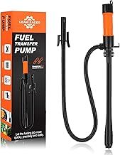 GEARLEADER Portable Power Battery Fuel Pump with Automatic Stop Sensor, Battery Transfer Pumps Up To 2.6 Gallons,Liquid Water Fuel Transfer Pump for Gasoline Diesel Oil Automobile Mower ATV/UTV