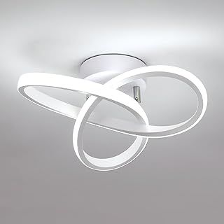 Modern LED Ceiling Lights, 22W Creative Flower Shape Balcony Aisle Home Corridor Porch Ceiling Lights Cloakroom Lamp, Cool White 6000K Ceiling Chandelier