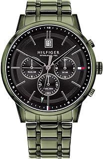 Tommy Hilfiger Analogue Multifunction Quartz Watch for Men with Stainless Steel Bracelet or Leather Strap