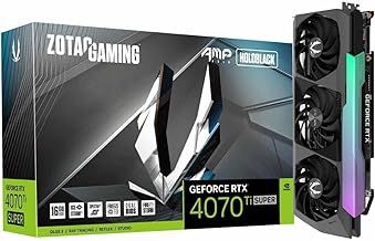 ZOTAC ZT-D40730F-10P carte graphique NVIDIA GeForce RTX 4070 Ti SUPER 16 Go GDDR6X