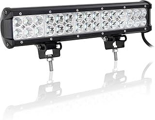 Willpower 15 Inch 90W LED Light Bar Flood Spot Combo Beam Off Road Driving Lights Waterproof Fog Work Lights for 4X4 Trucks Boat Car SUV ATV 12V 24V