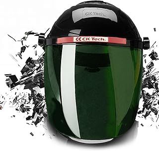 Iwinna Welding Helmet, Safety Face Shield Head Mounted Welding Masks UV Protective Plasma Cutting Helmet for Argon Arc and Gas Shielded Welding