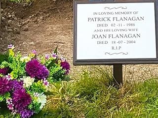 Grave Marker Tribute Cremation crematorium remembrance Personalised Photo Plaque - To Purchase Click Customize Now Button
