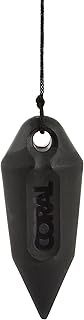 Coral 69300 Essentials Plumb Bob Made from Lightweight Nylon Includes Line for Hanging Wallpaper 20 Grams, Black