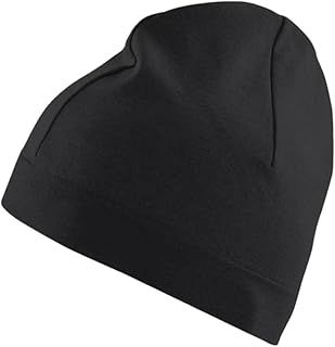 PMTFUMY Men's Winter Beanie Hat ，Black Thermal Beanie，Comfortable & Breathable Skull Cap，Unisex Winter Beanie， for Running and Cycling