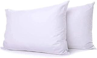 Soft Poly Cotton Hotel Pillows 2 Pack, Designed For Ultimate Luxury Sleep Experience, Breathable Premium Quality Hotel Pillow (2)