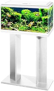 Aquarium Fish Tank with Stand/Filter/LED Lighting 60cm 2ft 58L (White)
