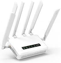 GL.iNet GL-X3000 (Spitz AX) 5G NR AX3000 Cellular Gateway Router, Wi-Fi 6, Multi-WAN, & Detachable Antennas, Dual-SIM, OpenVPN & WireGuard Client/Server, OpenWrt, MU-MIMO, Secure RV Internet