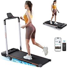 homeTro Folding Treadmill - Walking Treadmill with 7% Incline - 2.5HP Treadmills for Home Under Desk - Walking Pad Foldable with LED Display and Touch Screen, 12 Modes, Indoor Running