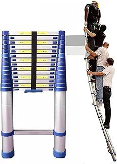 Telescoping Ladder for 8m/ 7m/ 6.2m/ 5m/ / 3.8m/ 2.6m Rooftop Tent, Aluminum Extension Telescopic Ladders for Home Loft RV Attic Outdoor Use, Load 150kg Interesting life