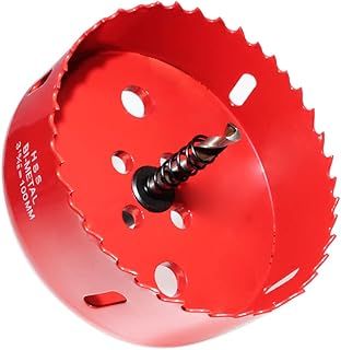 Bi-Metal Hole Saws - 100mm Wood Cutter, Metal Hole Saw, Circular Cutter for Wall, 100mm Core Drill Bit - Fast Cutting, Long Life Blades for Plumber, Conduit, Kitchen, Bathroom and More