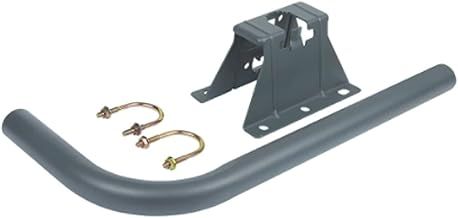 TV TECH Low Cost Satellite Dish Wall Mounting Bracket, Small Compact Bracket Ideal For Mounting UHF Aerial Or Satellite Dishes, Includes Wall Bracket (Qty: 1),Wall Tube (Qty: 1),1.5" U Bolts (Qty: 2)