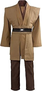 Mens Tunic Costume Knight Hooded Robe Tunic Uniform Cosplay Full Set Halloween Costume