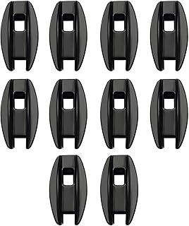 Electronic Fence Insulator, 10 PCS Corner Post Fence Insulator, Weatherproof Rainproof Electric Fence Insulator, Electric Fence Isolator UV Protection for Electric Fence Wire (Black)