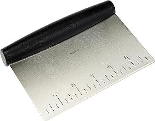 Amazon Basics Multi-purpose Stainless Steel Scraper, 15 cm, Black, Silver