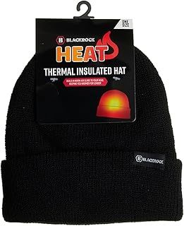 Blackrock Black Beanie Hat Men & Women, Hats for Men UK Women, Running Hat Mens Womens, Mens Beanie Hat, Winter Hats for Men, Lightweight Beanie, Skull Caps, Thermal Mens Hat, Winter Work Hat