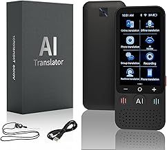 LivElect Translator Device, Instant Translator No WiFi, 139 Languages Two Way Real-Time Voice Translation, WiFi&Offline&Photo&Bluetooth Supported, AI Portable Translation for Travel Business Learning