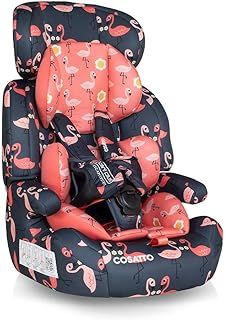 Cosatto Zoomi Car Seat - Group 1 2 3, 9-36 kg, 9 Months-12 Years, Forward Facing (Pretty Flamingo)