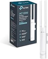 TP-Link EAP225-Outdoor Access Point, AC1200 Gigabit Outdoor Wifi Extender, Omada Mesh Wireless Access Points, Support Passive PoE, Waterproof, Controller Software, Centralized Cloud Management