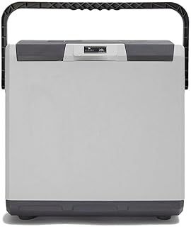 Hi-Gear 28 Litre Cooler with Integrated Handle, 12V In Car Socket & 240V Mains Socket, Portable, Spacious, Insulated, 28L Electric Cool Box, Camping, Travel, Picnics, Festivals, Caravan