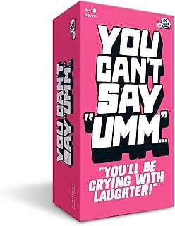 You Can’t Say Umm: A Party Game for Family and Adults, Board Game for Teenagers, Family Word Game, Must Have for Game Night Fun