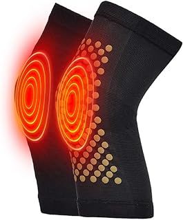Nerplro Knee Massager Pads Heated 1 pair Wormwood Self Heating Knee Braces Warm Knee Pads Sleeves Knee Brace Support