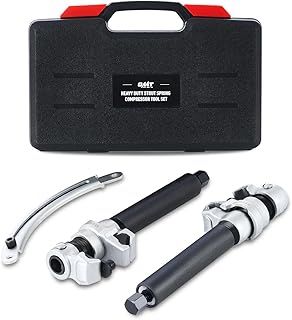 Spring Compressor, 28cm Coil Spring Compressor Tool Set of 2 with Extendable Bracket, Heavy Duty Strut Spring Compressor Automotive Suspension Tool with 1000kg Capacity for Car Truck