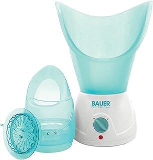 Bauer 38680 Facial Spa Face Steamer and Nasal Inhaler Set, Removes Blackheads & Opens pores