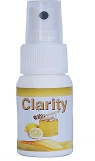 Clarity. All Natural Honey Lemon Professional Spray for Singers & Talkers. Give Your Voice Clarity