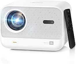 【Sound by JBL&1s Auto Focus】Projector, 700 ANSI Native1080P Portable Projector, WiFi 6 Bluetooth Mini Projector, Vertical Keystone 50% Zoom Yaber Projector for Bedroom/Home Cinema/iOS/Android/TV stick