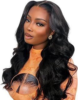 Oxeyegirl 24 Inch Body Wave Human Hair Wig for Women,9X6 HD Lace 200% Density Glueless Wig Human Hair Pre Plucked Pre Cut,Wear and Go Glueless Lace Front Wig Brazilian Human Hair with Natural Hairline