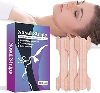 Nasal Strips 20 Pieces Nose Strips Snoring Aids for Men Relieve a Blocked Nose Due to Colds Nose Strips for Breathing for Sleep Anti Snoring Devices Nose Strips Anti Snore Drug-Free