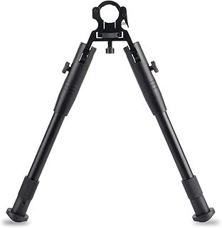 FOCUHUNTER Bipod Tactical Barrel Mount Bipod 8-10 Inches - Swivel Stud Extendable Spring Tension Adjustable for Air Rifle